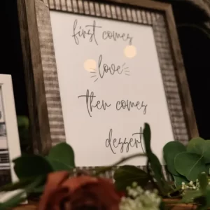 First Comes Love Then Comes Desert