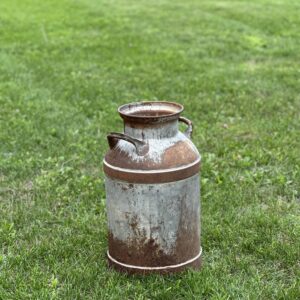 Rustic Metal Milk Can